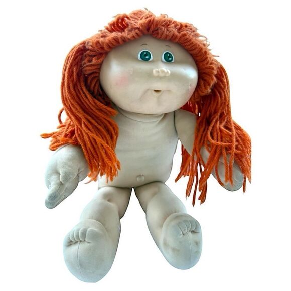 Cabbage Patch Kid 1978/1982 Red Yarn Hair Green Eyes Coleco Doll – No Clothes - Picture 4 of 17